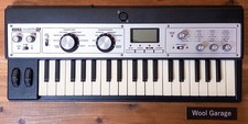 Korg microKORG XL Synthesizer w/ Adapter Tested Working Cleaned No Mic