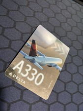 Delta Airlines Trading Card Airbus A330-900NEO Card Number 66 Mint
