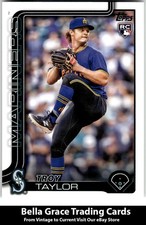 2025 Topps Troy Taylor #691 Seattle Mariners Rookie MLB Baseball