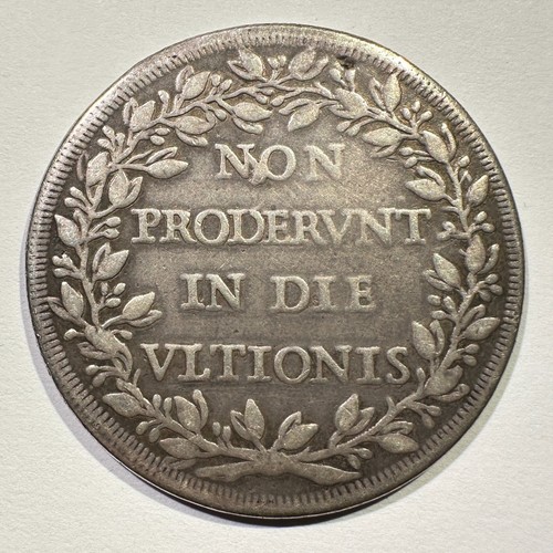 1676-89 Papal States Vatican Silver Piastra Pope Innocent XI Ex Mount Shown Rare