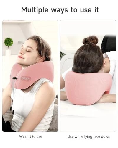 Travel Pillow – Neck Pillow Airplane, Travel Pillows for Airplanes, Pink Travel Pillow – Neck Pillow Airplane, Travel Pillows for Airplanes, Pink
