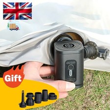 Mini Electric Air Pump USB Rechargeable Inflate Deflate Camping Bed Mattress New