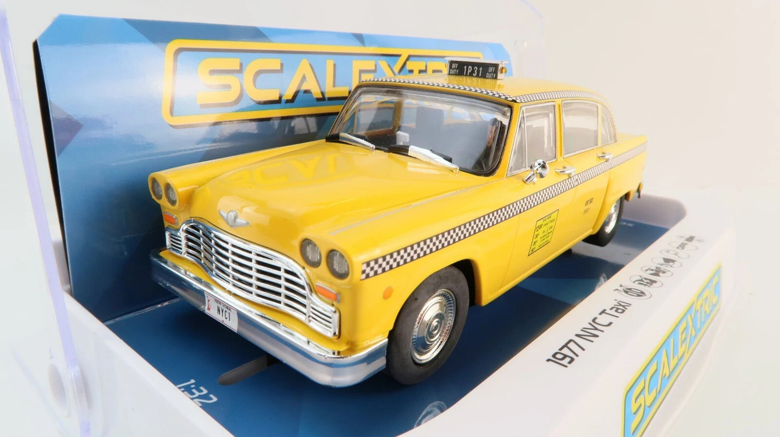 Scalextric - C4432 New York 1977 NYC Yellow Taxi - NEW