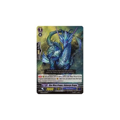Vanguard TCG Karte G-BT09/097EN C Blue Wave Dragon, Submerge Dragon Divine Dragon
