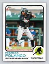 2022 Topps Heritage Minor League #6 Federico Polanco Jupiter Hammerheads Card