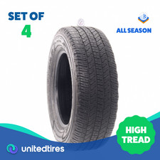Set Of 4 Used 25565r17 Goodyear Wrangler Fortitude Ht 110t - 8-9.532 18yo6