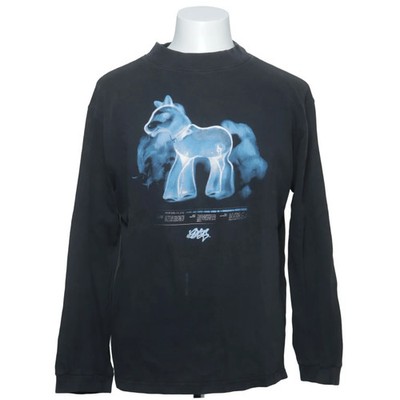 Eytys, Langarmshirt, Größe: XS, COMPTON, Grau/Blau, Baumwolle, Print #zWL