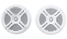 2 Rockville RMSTS65W 6.5" 800 Watt Waterproof Marine Boat Speakers 2-Way White
