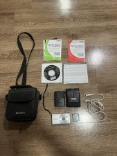 Canon Powershot A4000 IS PC1730 16MP - Silver - w/ Battery - charger - case