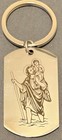 Saint Christopher Keychain Men Or Women Religious Collectible NEW — photo 1