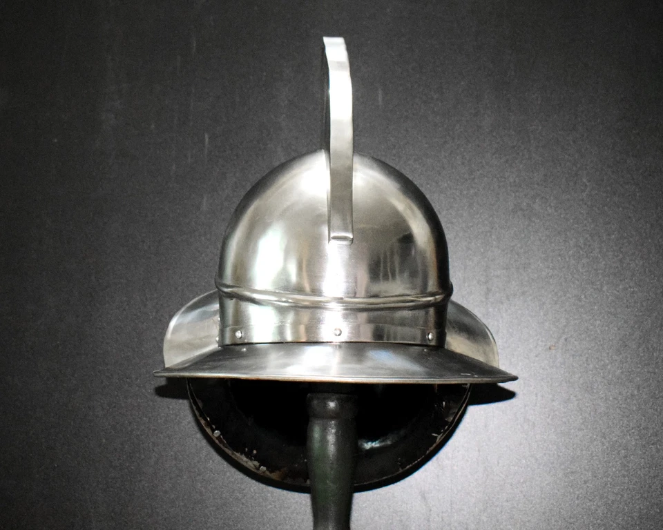 Halloween Gladiador Murmillo Casco Gladiador Combate SCA larp y recreación Foto 4 de 4