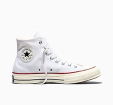 Converse Chuck Taylor 70 All Star Mens 8 Hi Womens 10 Top White Canvas Shoes