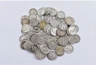 Mercury Dimes $10 Face Value 90% Silver 2 Rolls 100 Coin Bulk Lot