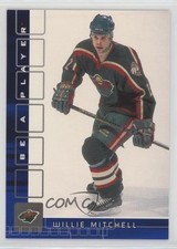 2001-02 ITG Be A Player Memorabilia Sapphire 17/100 Willie Mitchell #207 1s8
