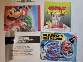 Mario's Time Machine (Nintendo NES) Complete in Box with manual