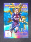 2024-25 Topps Finest UEFA Lionel Messi Prized Footballers Blue Gold Fusion