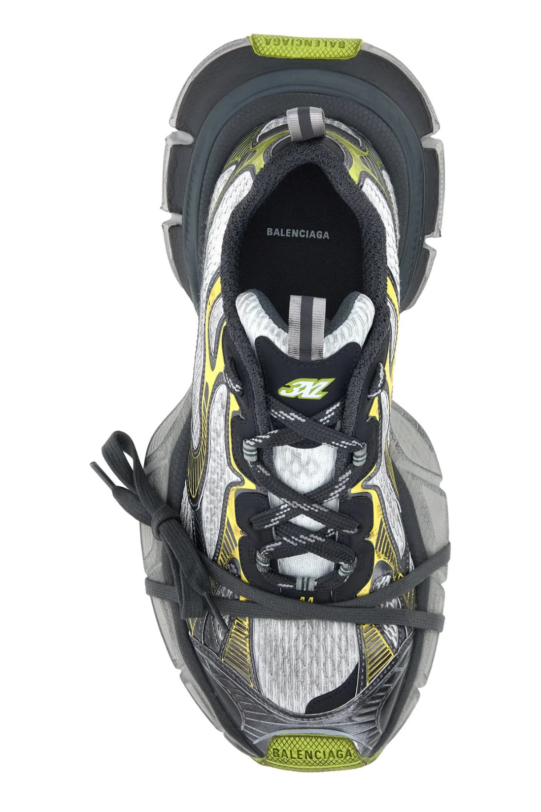 BALENCIAGA 3XL Multicolor Mesh And Rubber Sneakers New & Authentic image 4