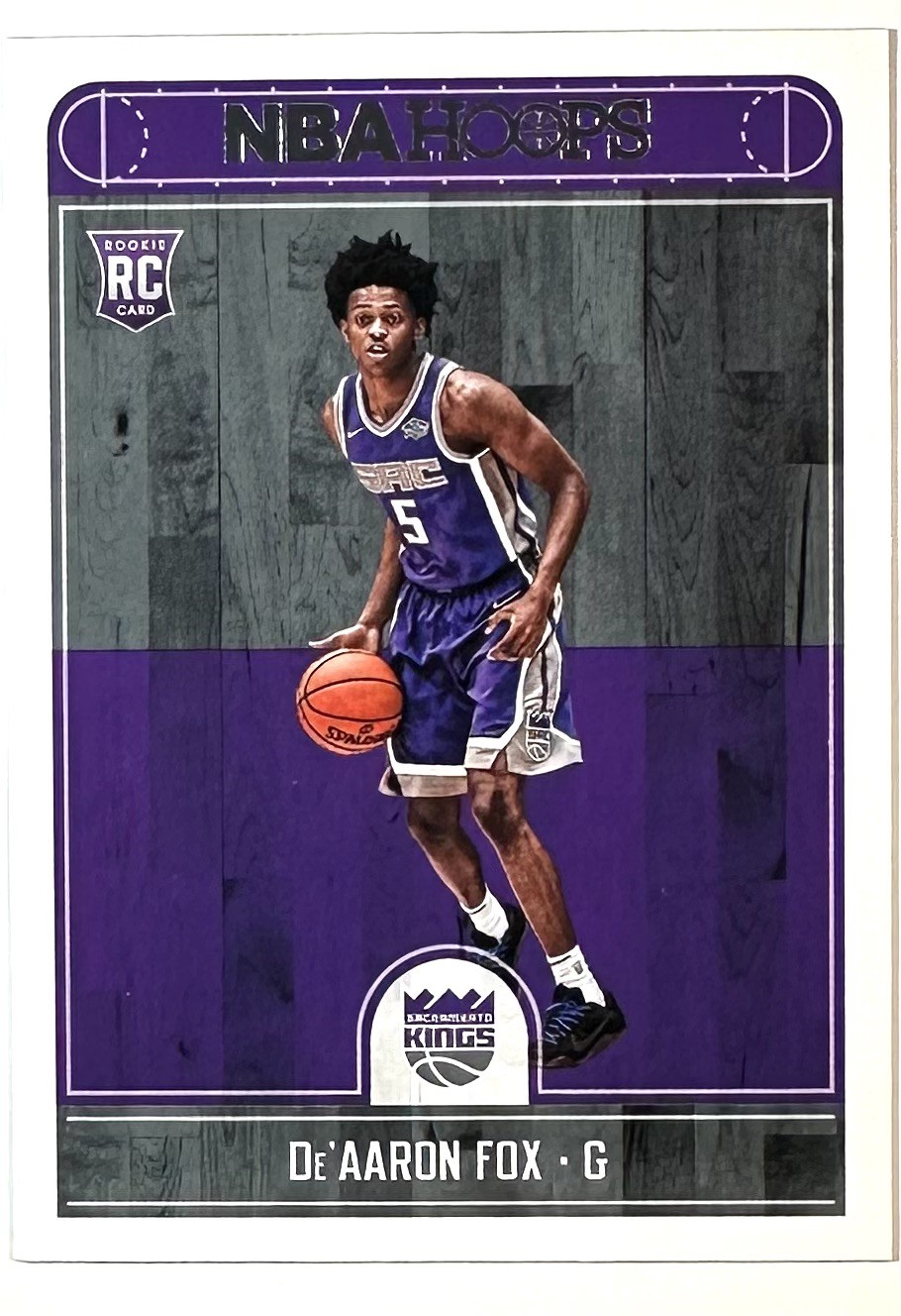 2017-18 Panini NBA Hoops - De'Aaron Fox #255 (RC) - Sacramento Kings