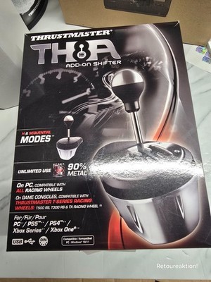 Thrustmaster TH8A Add-On Shifter Schalthebel PC, PS4, PS5, Xbox One,  Xbox X/S