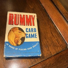 Vintage Whitman Animal Rummy Card Game 45 cards