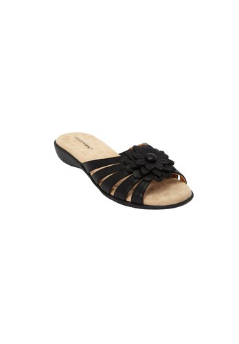 Comfortview Women's The Abigail Slip On Sandal (Wide Widths Available)