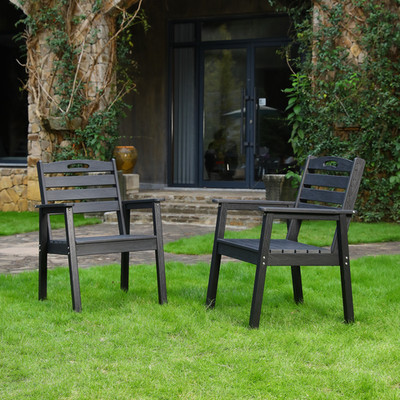 DPE Outdoor Terrace Dining Chair Set, low maintenance - for gardens, backyards