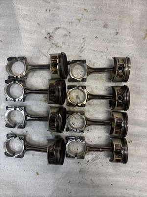 #ad CADILLAC NORTHSTAR 4.6L SET OF 8 RODS AND PISTONS USED $120.00