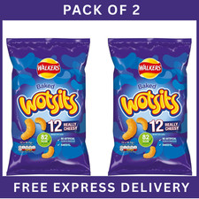 Walkers Wotsits Really Cheesy Multipack Crisps 12x16.5g – Pack of 2