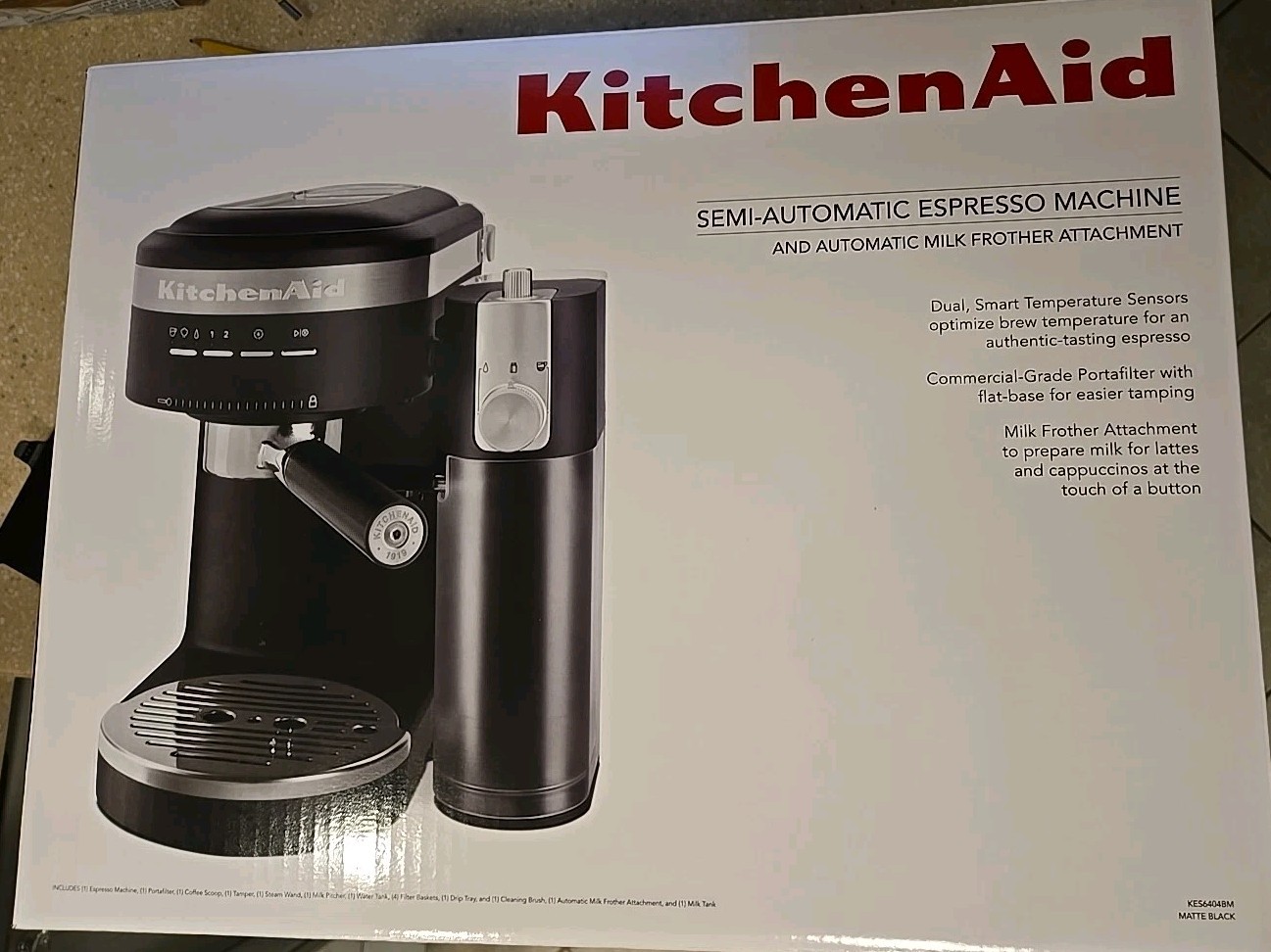 Espresso KitchenAid Semi-Auto Espresso Machine and Automatic
