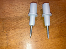 2 stoper drzwiowy do przykręcania w podłodze z tworzywa sztucznego