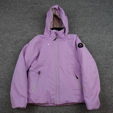 Obermeyer Jacket Youth Large 14-16 Purple Hooded Insulated Ski Snow Winter