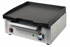 Buffalo Tisch-Grillplatte 2,8 kW, 38 cm, Gusseisen, Edelstahl, Gastroger&auml;t