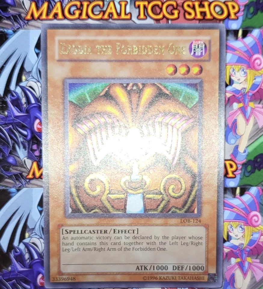 Yugioh Exodia Original Print 5 Card Complete Set Ultra Rare LOB-120 - LOB-124 - Image 4 of 4