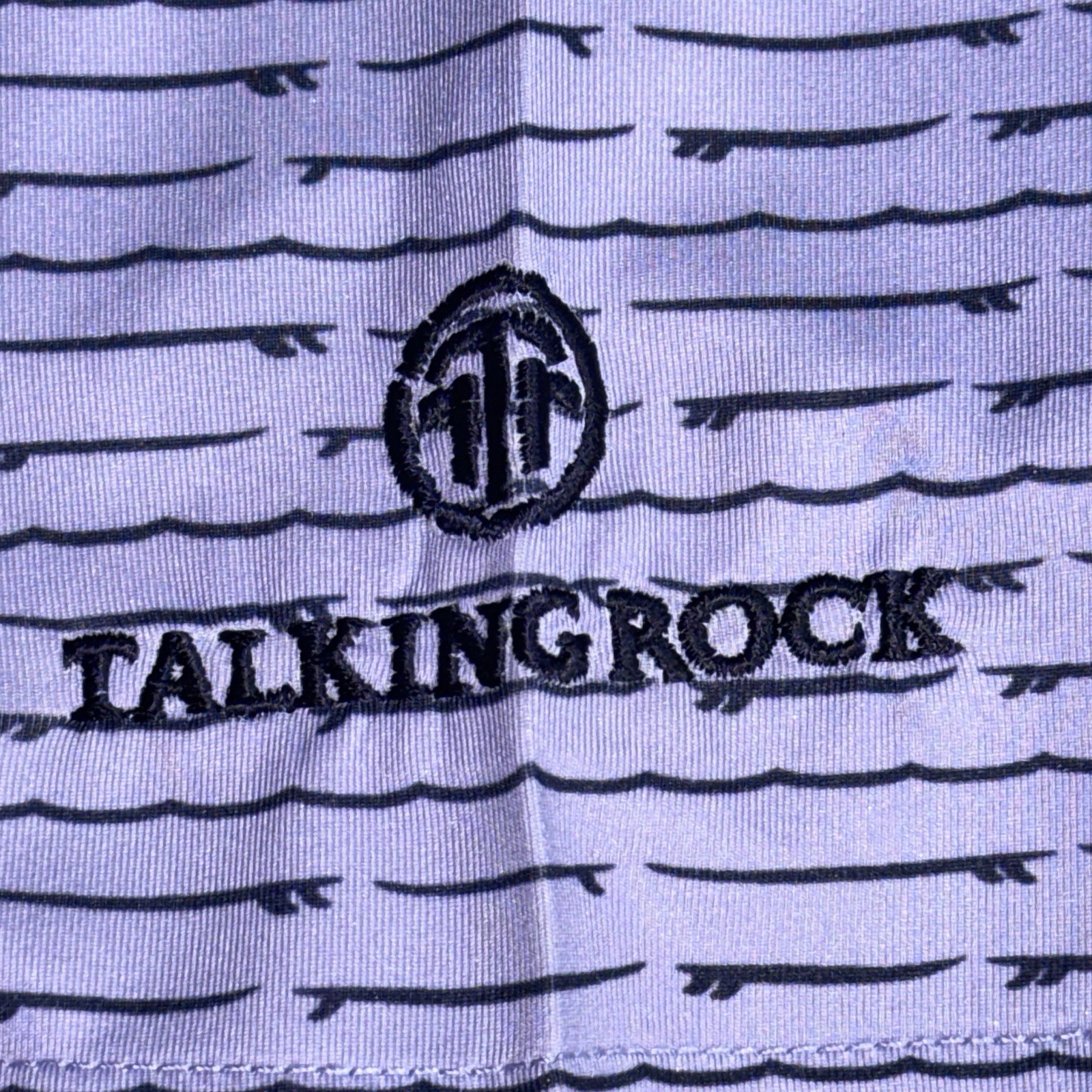 Straight Down Golf Polo Large Performance Purple … - image 8