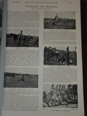 1898 OMDURMAN & KHARTOUM GATACRE DERVISH ROYAL WARKS &C