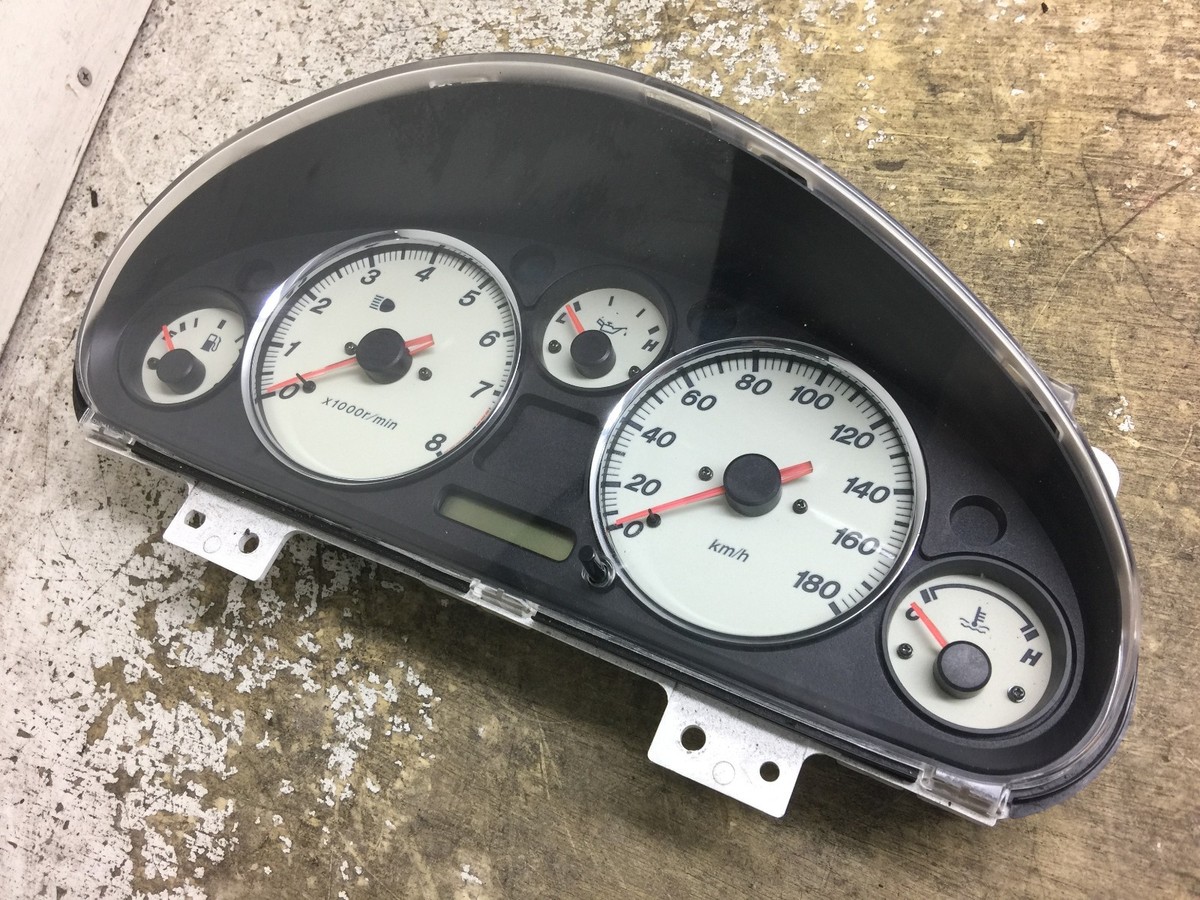JDM MAZDA ROADSTER MX-5 NB8C WHITE FACE SPEEDOMETER GAUGE CLUSTER