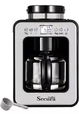 Secura Coffee Maker with Grinder, Programmable Grind and Brew Coffee