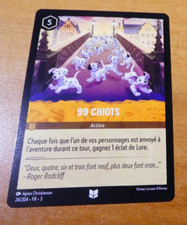 LORCANA TRADING CARD GAME TCG DISNEY CHAPITRE 3 CARTE 99 CHIOTS 24/204 FR NM