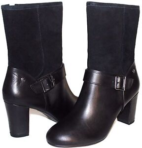 ✿HUSH PUPPIES Waterproof Brown Premium Leather 3" Heel Zip Boots 11 W NEW L@@K! ✿HUSH PUPPIES Waterproof Brown Premium Leather 3" Heel Zip Boots 11 W NEW L@@K!