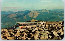 Postcard  Streamline Cog Train Near The Top Of Pike's Peak, Colorado Unposted