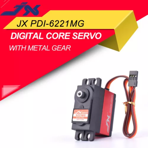 JX PDI-6221MG Ultra Torque Metal Gear 20KG Digital Servo For RC Car Drone Plane