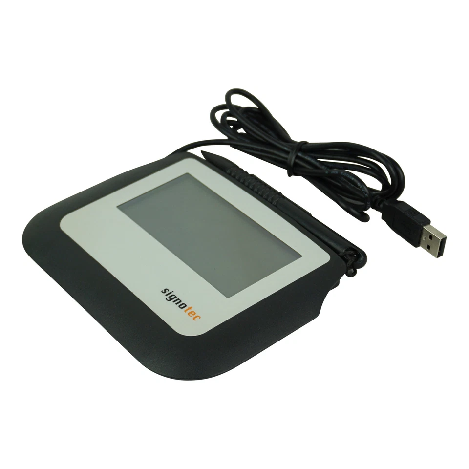 Signotec ST-BE105-2-U100-B LCD Signature Pad Sigma Digitale Unterschrift USB ak