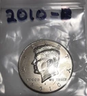 2010-D  Kennedy Half Dollar.
