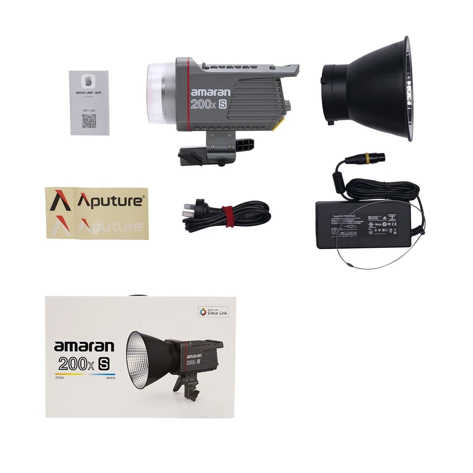 Luz de video LED Aputure Amaran 200x S 200W bicolor 2700-6500k UPG+Domo mini III Foto 3 de 4