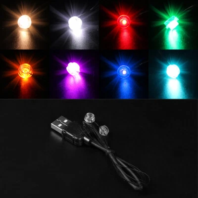 LocoLee USB LED Licht Partikel für Lego Bausteine DIY Beleuchtung (2 in 1)