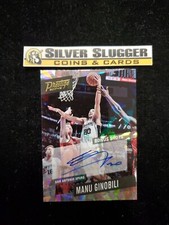 2017-18 Manu Ginobili Panini Prestige Basketball Bonus Shots Cracked Ice Auto