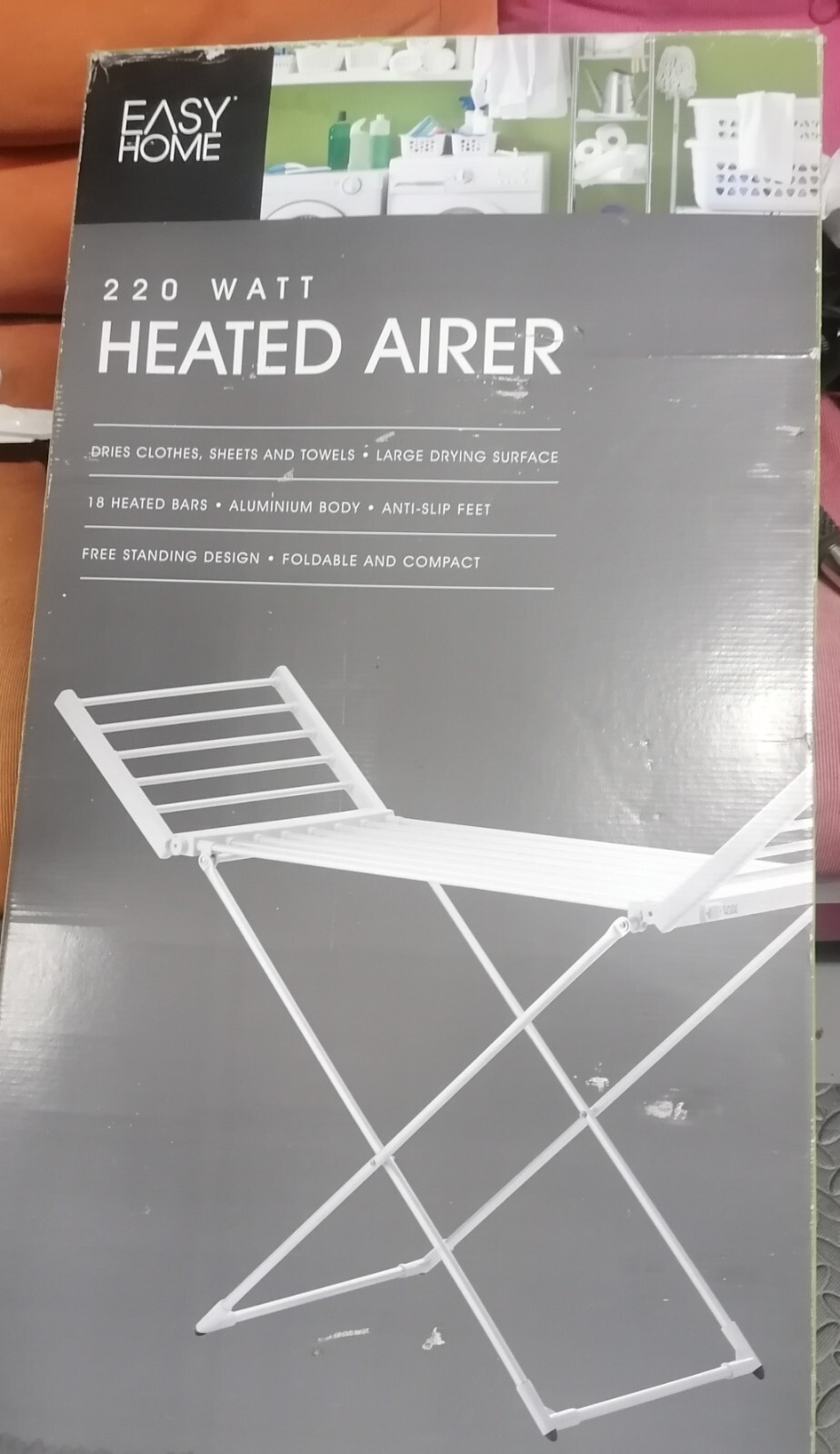 Winged Heated Clothes Airer Boxed eBay