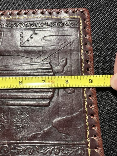 Hand Tooled Leather Bible Cover Martin Luther - Picture 15 of 17