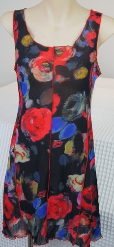 Floral party tunic. Size 10 - Picture 2 of 3