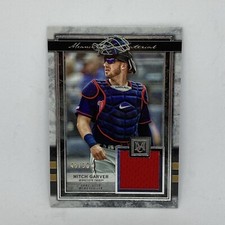 Mitch Garver Jersey Relic Insert #D/50 2020 Topps Museum Collection #MMR-MGA